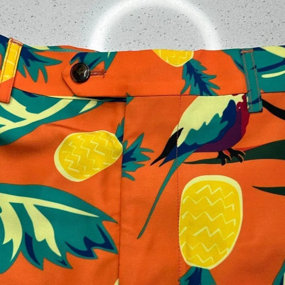 Shinesty - The Cruise Ship Casanova - Vibrant Tropical Hawaiian Summer Suit Size
